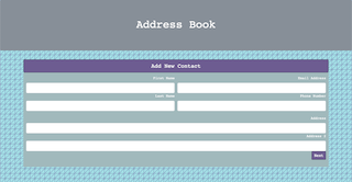 Simple Address Book
