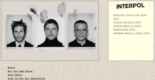 Band Page